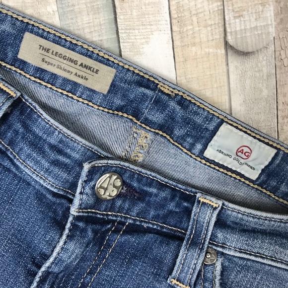 AG Jeans 27 The Legging Skinny 18 Years Destroyed - Picture 7 of 8